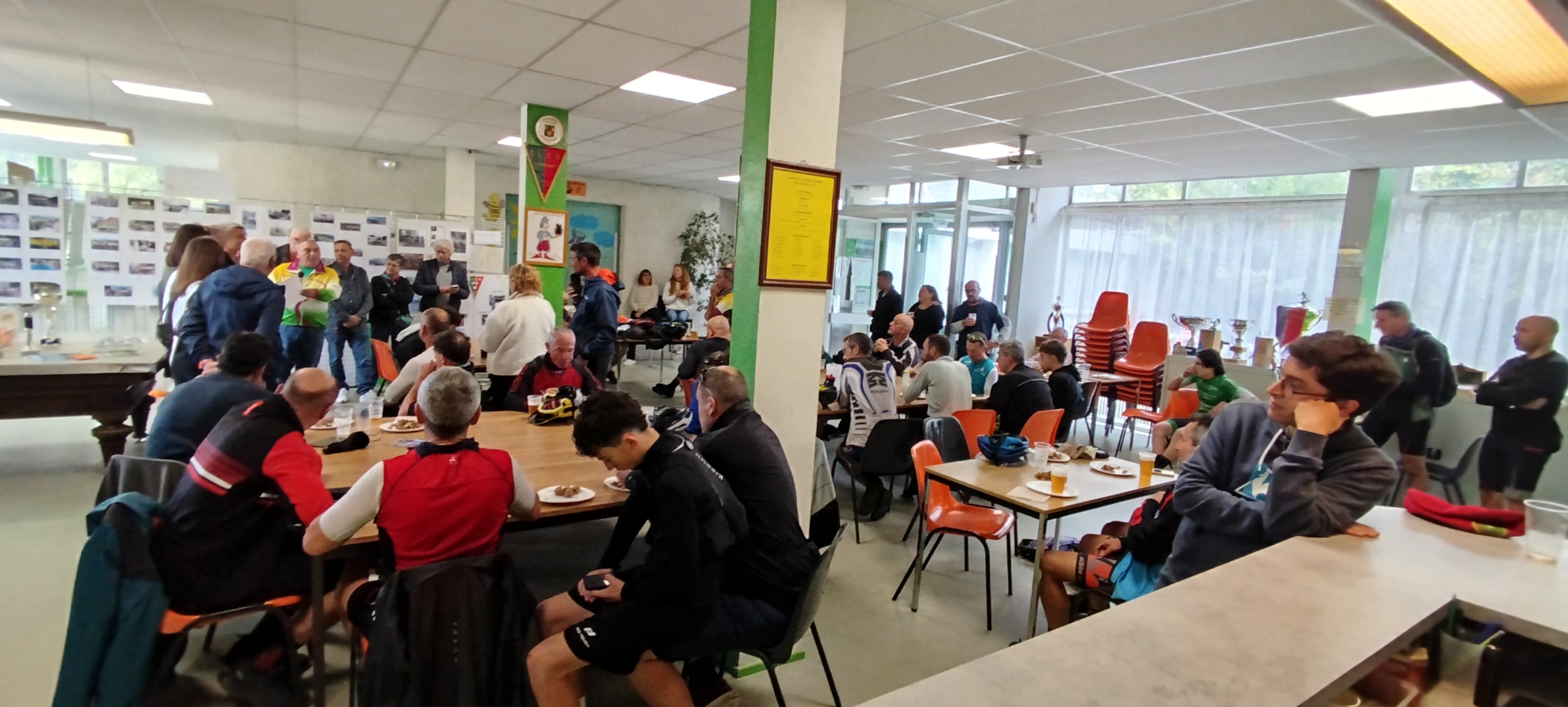 Collation à l'arrivée